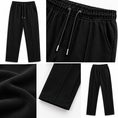 Zevo Apparel Premium Soft Terry Fabric Trouser – Straight Fit | Everyday Comfort
