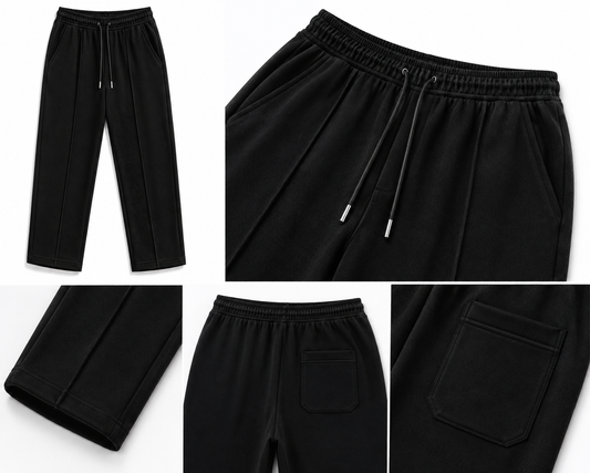 Zevo Apparel Premium Soft Terry Fabric Trouser – Straight Fit | Everyday Comfort