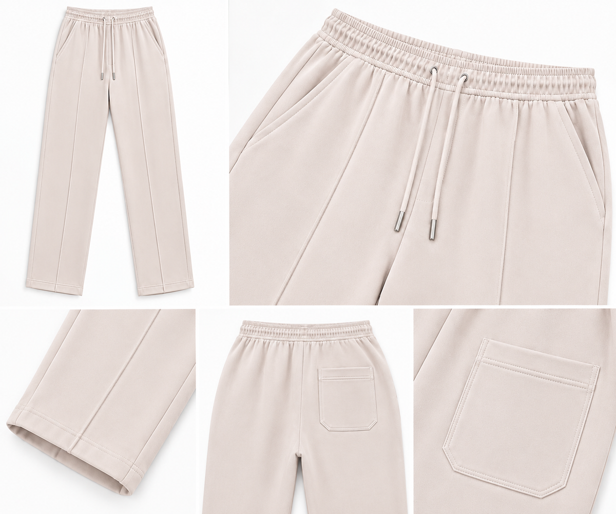 Zevo Apparel Premium Soft Terry Fabric Trouser – Straight Fit | Everyday Comfort