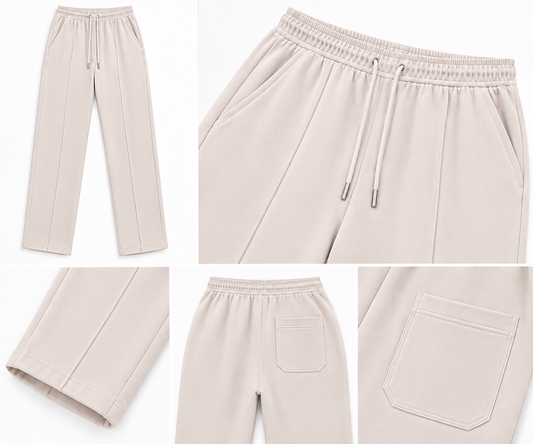 Zevo Apparel Premium Soft Terry Fabric Trouser – Straight Fit | Everyday Comfort